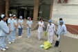 市口腔医院举行“医疗废物流失、泄漏、扩散应急处置”演练