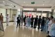 市口腔医院举行手足口病重症病例应急处置演练