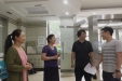 市中区卫计局到市口腔督导检查文明城市创建工作