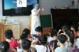 市口腔医院儿童口腔医学中心为槐荫区第三实验幼儿园儿童免费涂氟