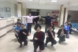 市口腔医院修复科备战庆三八健身操比赛