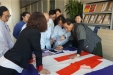 市口腔医院“迎新春送万福写春联”活动