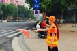 济南市口腔医院志愿者参与市委统一安排的交通执勤活动