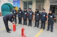 市口腔医院组织安保人员进行消防演练
