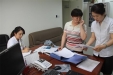 医院三级评审专家对市口腔医院院感管理工作进行督导
