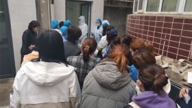 濟南市口腔醫院開展核酸采集處標本溢灑處置應急演練