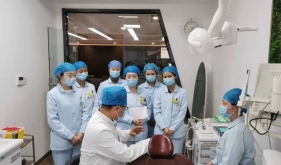 济南市口腔医院特诊科开展护理人员显微根管四手操作配合培训