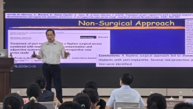 济南市口腔医院邀请美国密歇根大学王鸿烈院士进行牙周种植学术专题讲座